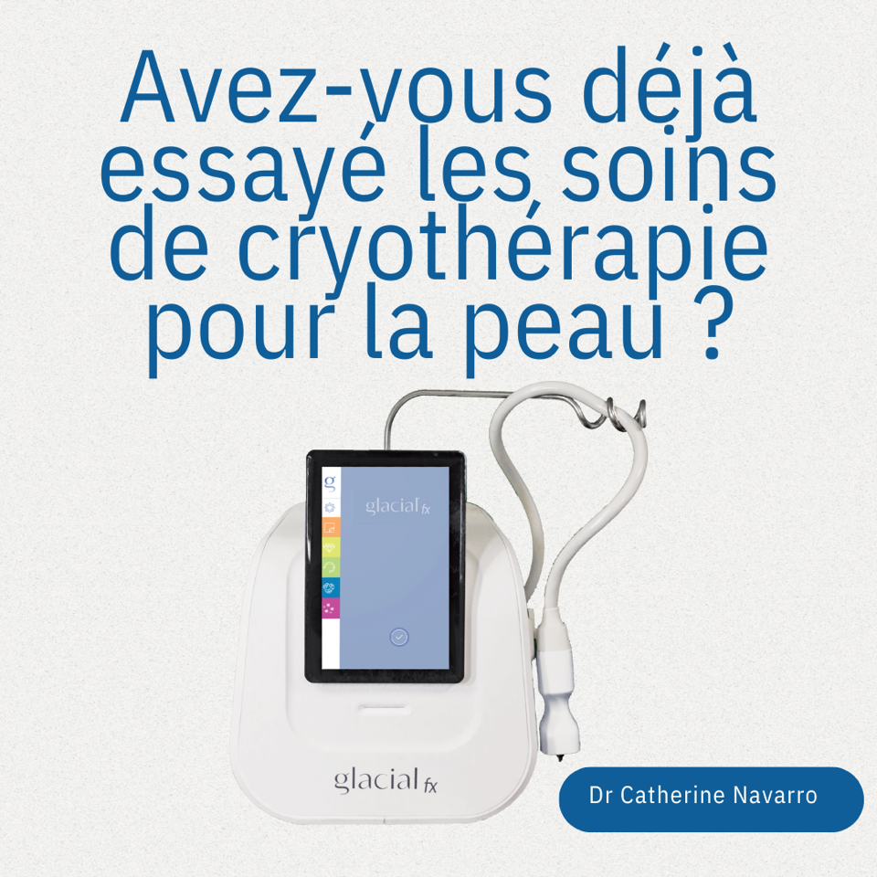 Soin de cryothérapie GlacialSkin pour la peau